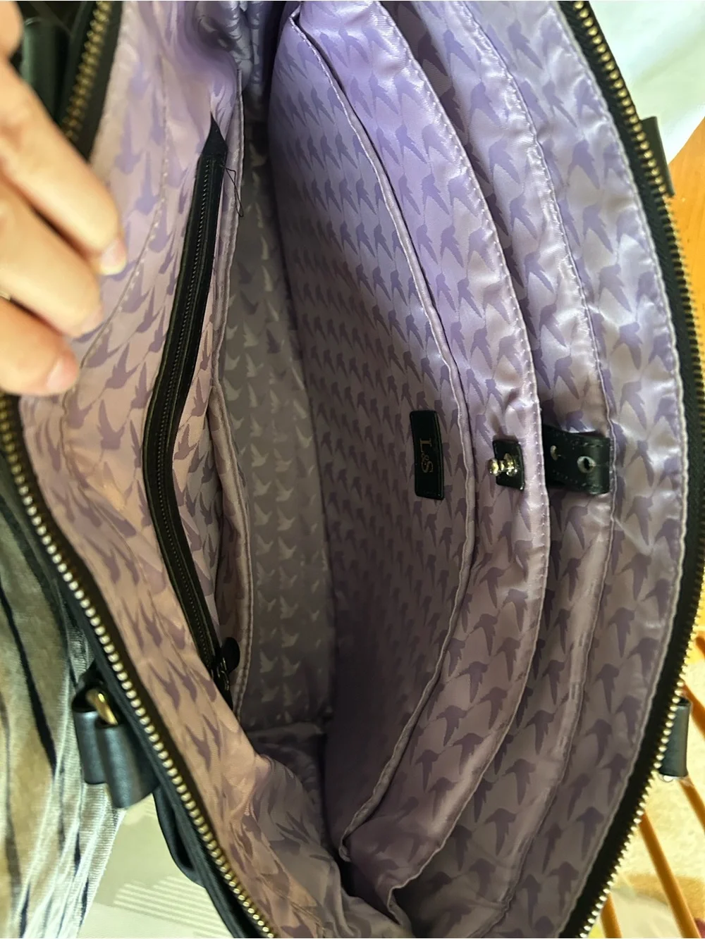 Lo & Son’s Black Laptop Travel Bag